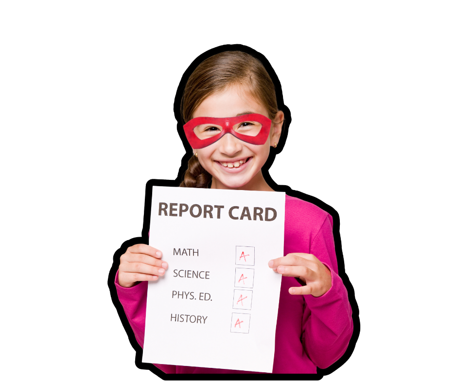 Dollars for Grades Superhero