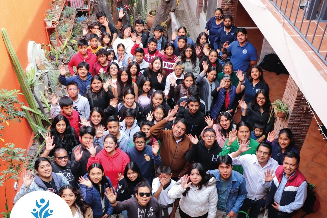 Group of students at the Oaxaca Learning Center