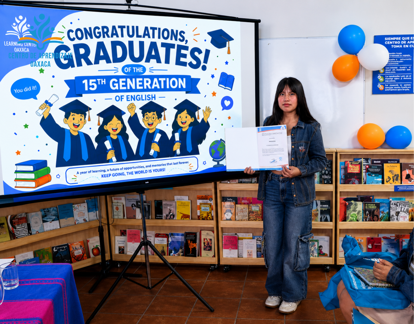 Students participating in scholarship activities