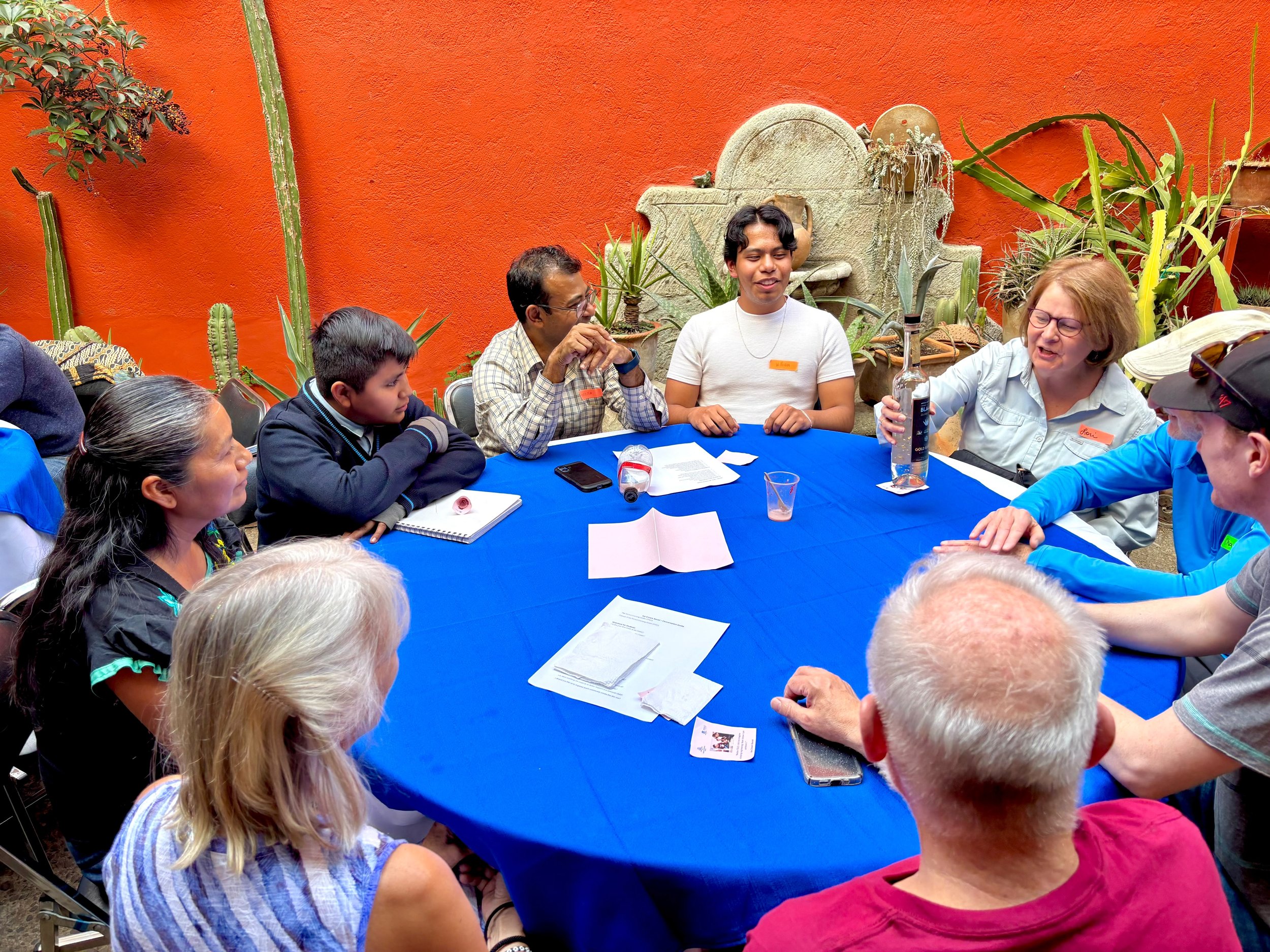 Community activity at the Oaxaca Learning Center