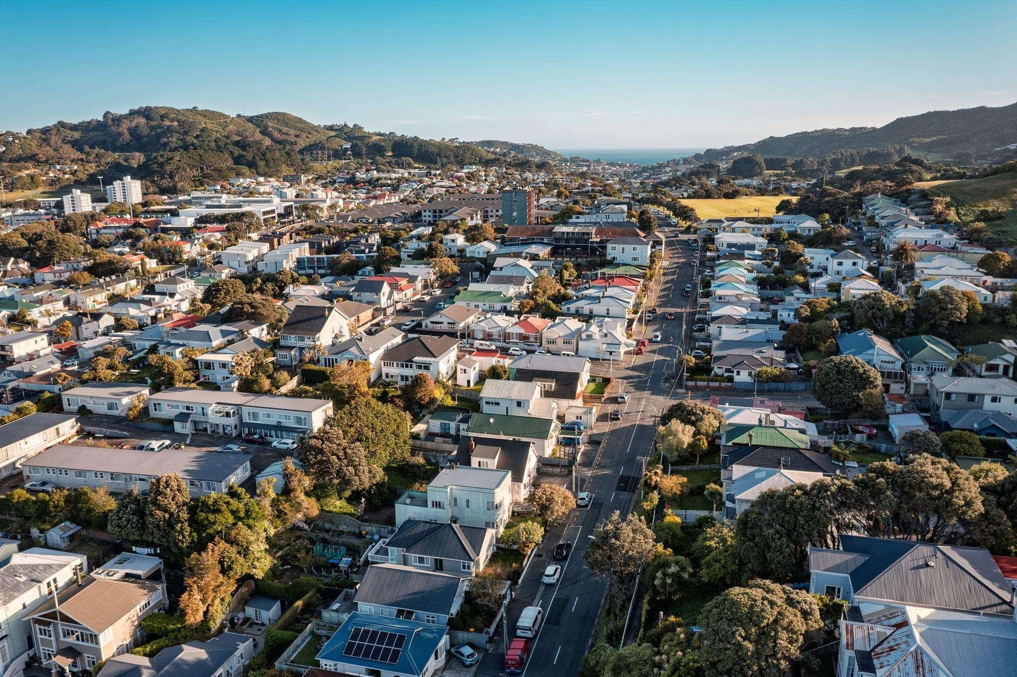 Wellington suburban neighbourhood street