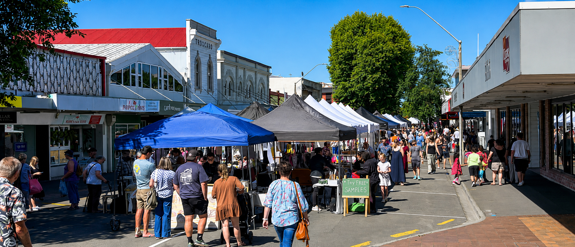 Wairarapa town main street