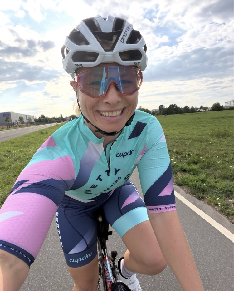 A Pretty Strong athlete riding in Germany