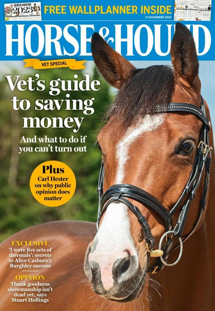 Horse and Hound magazine 17 November 2022 cover