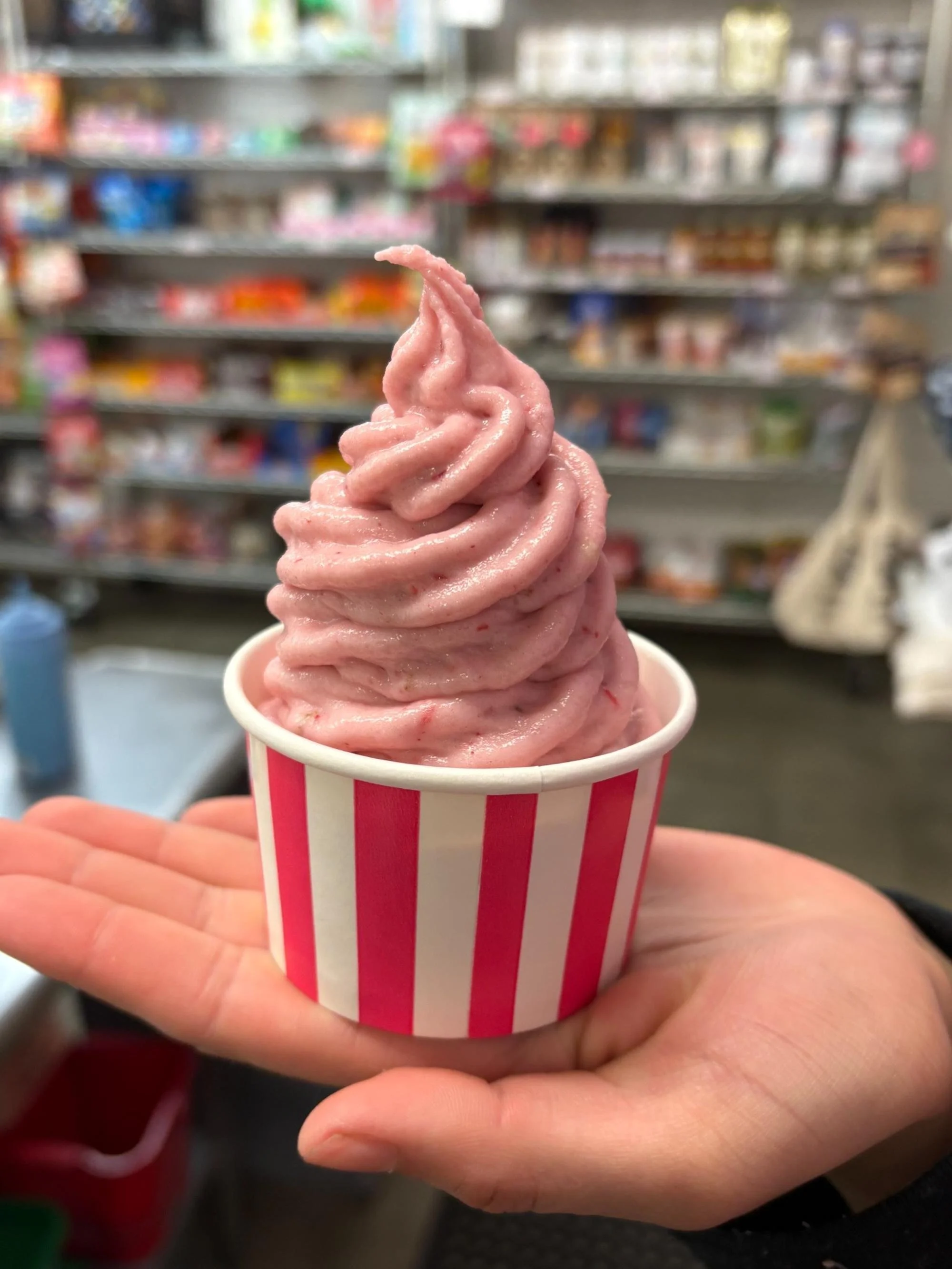 Tip Top blended cup with real fruit ice cream