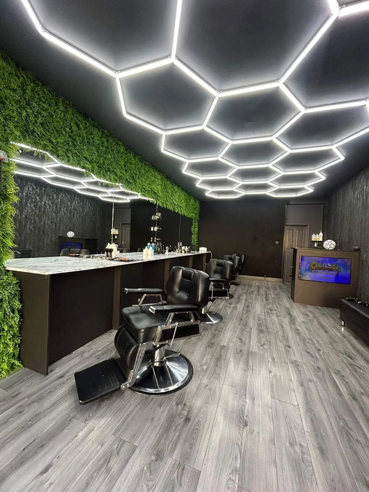 Inside Headline Barbers Southsea