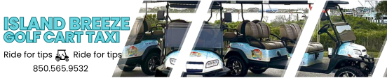 Island Breeze Golf Cart Shuttle Pensacola Beach