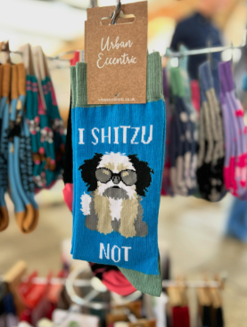 Loopy Socks dog-breed design