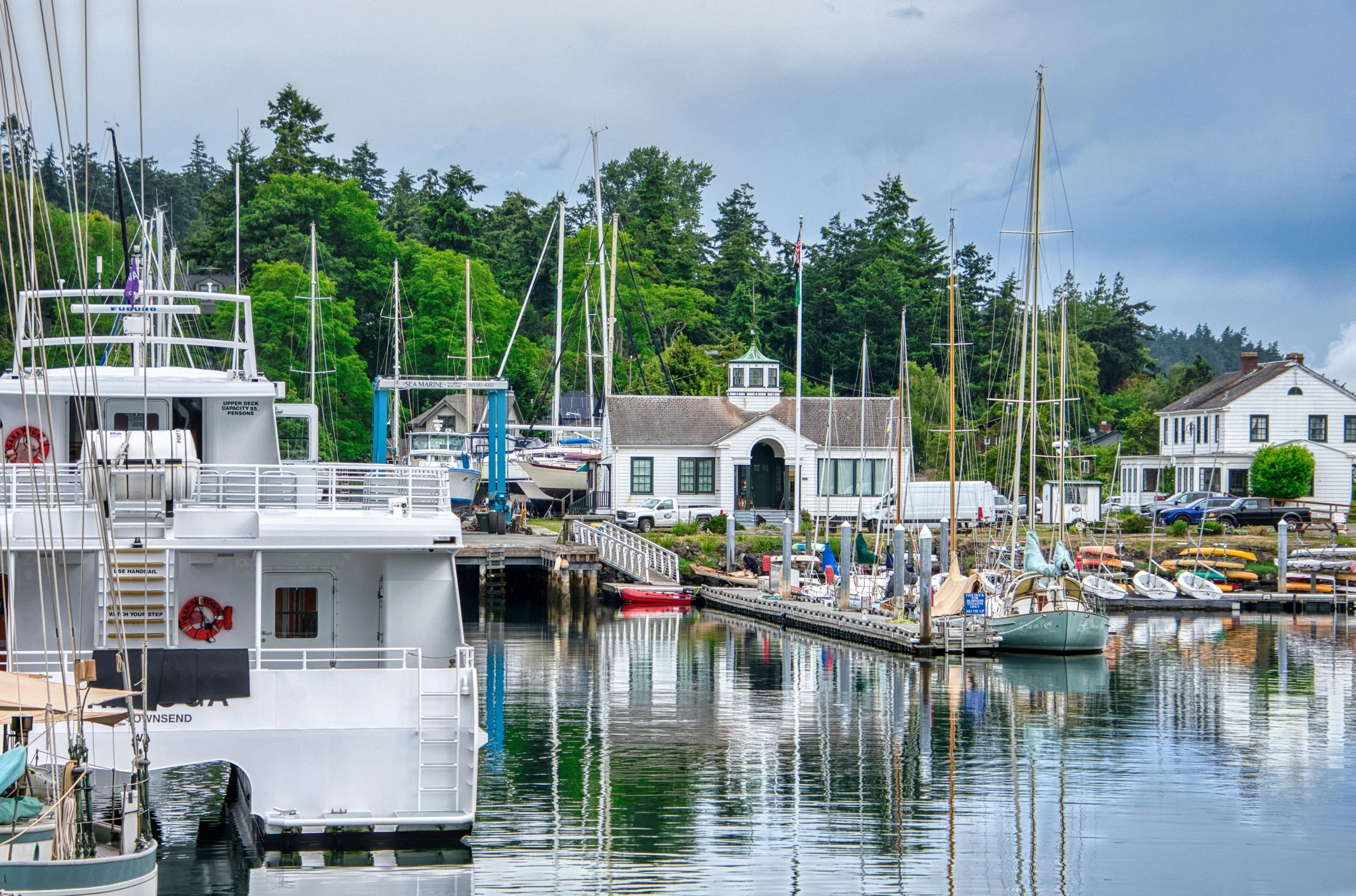 Port Orchard WA waterfront on Sinclair Inlet