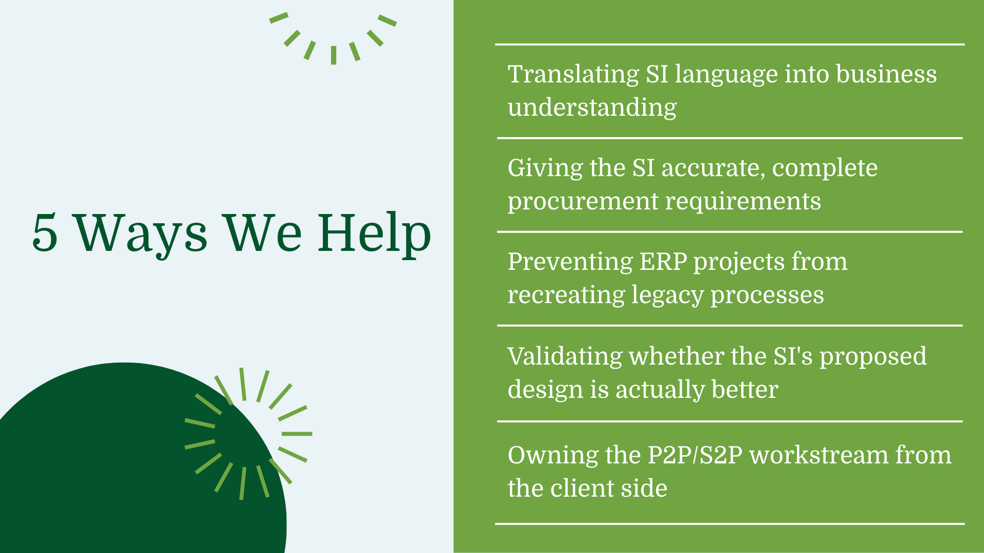 5 Ways We Help ERP Implementations