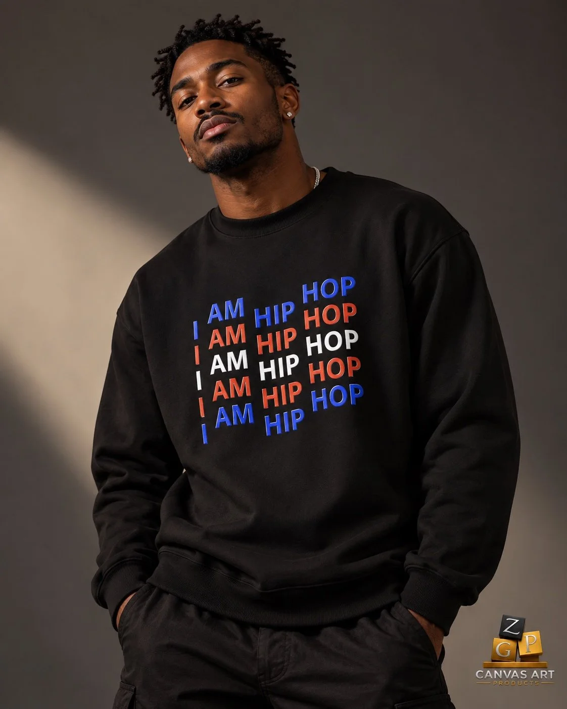 TWIHHP IAHH Blue Red White NYC Dark sweatshirt