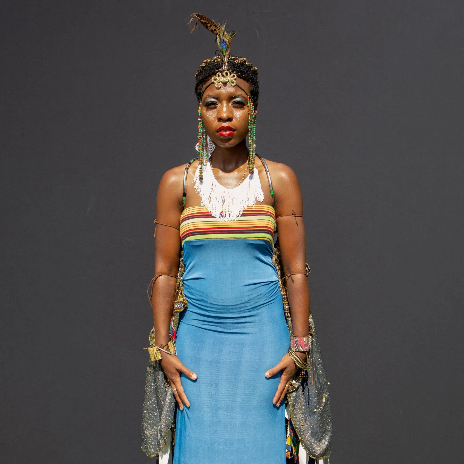 Timmie of Your Queens portraying Goddess Isis