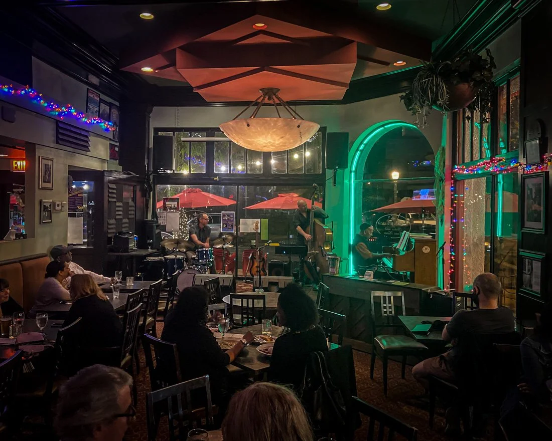Ptah Williams performing at Evangeline’s Bistro and Music House