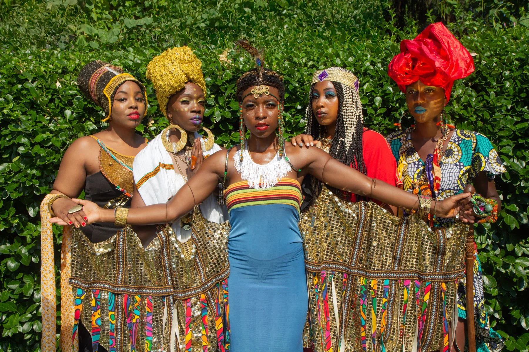 Group portrait of Your Queens performers