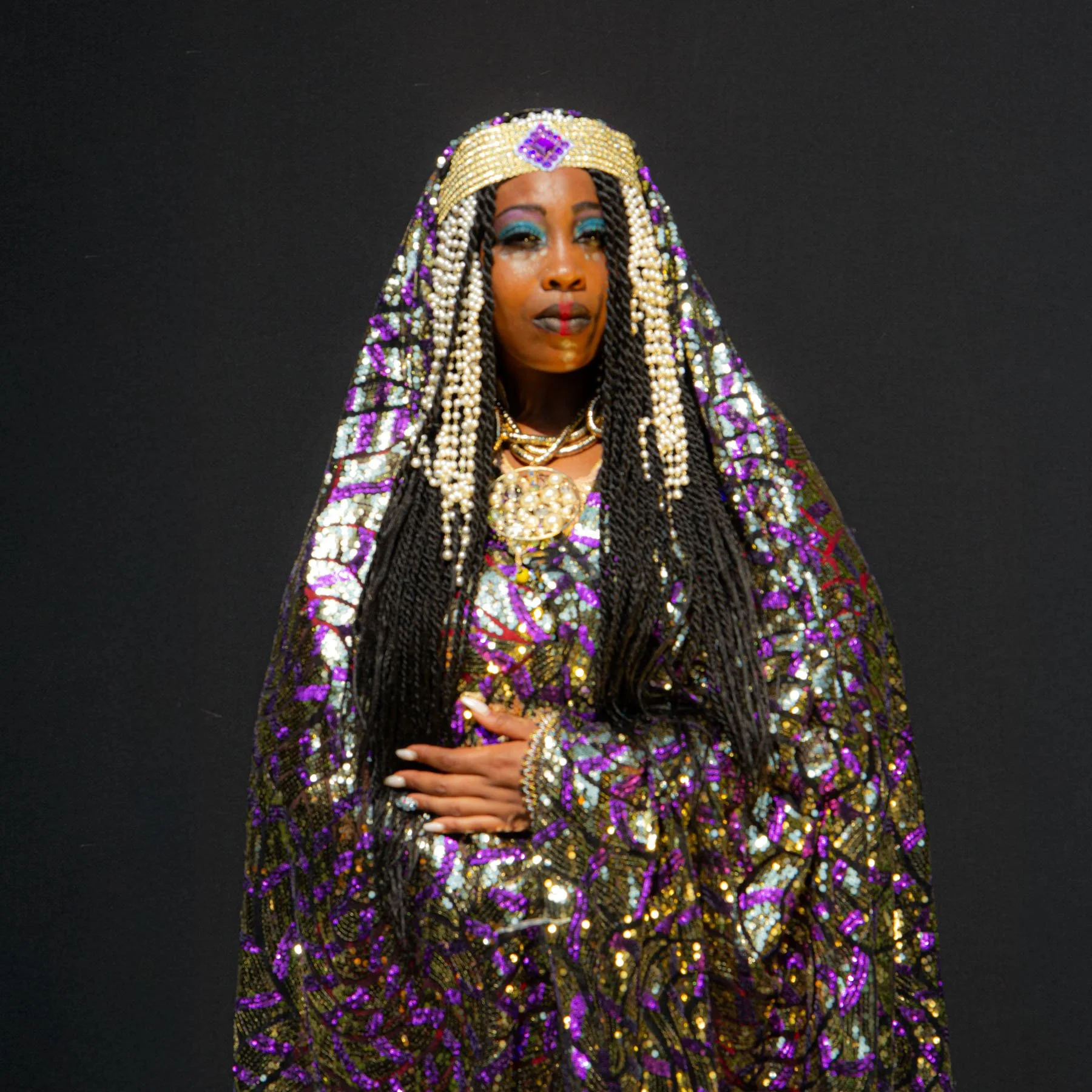 Kalyea of Your Queens portraying Queen Cleopatra