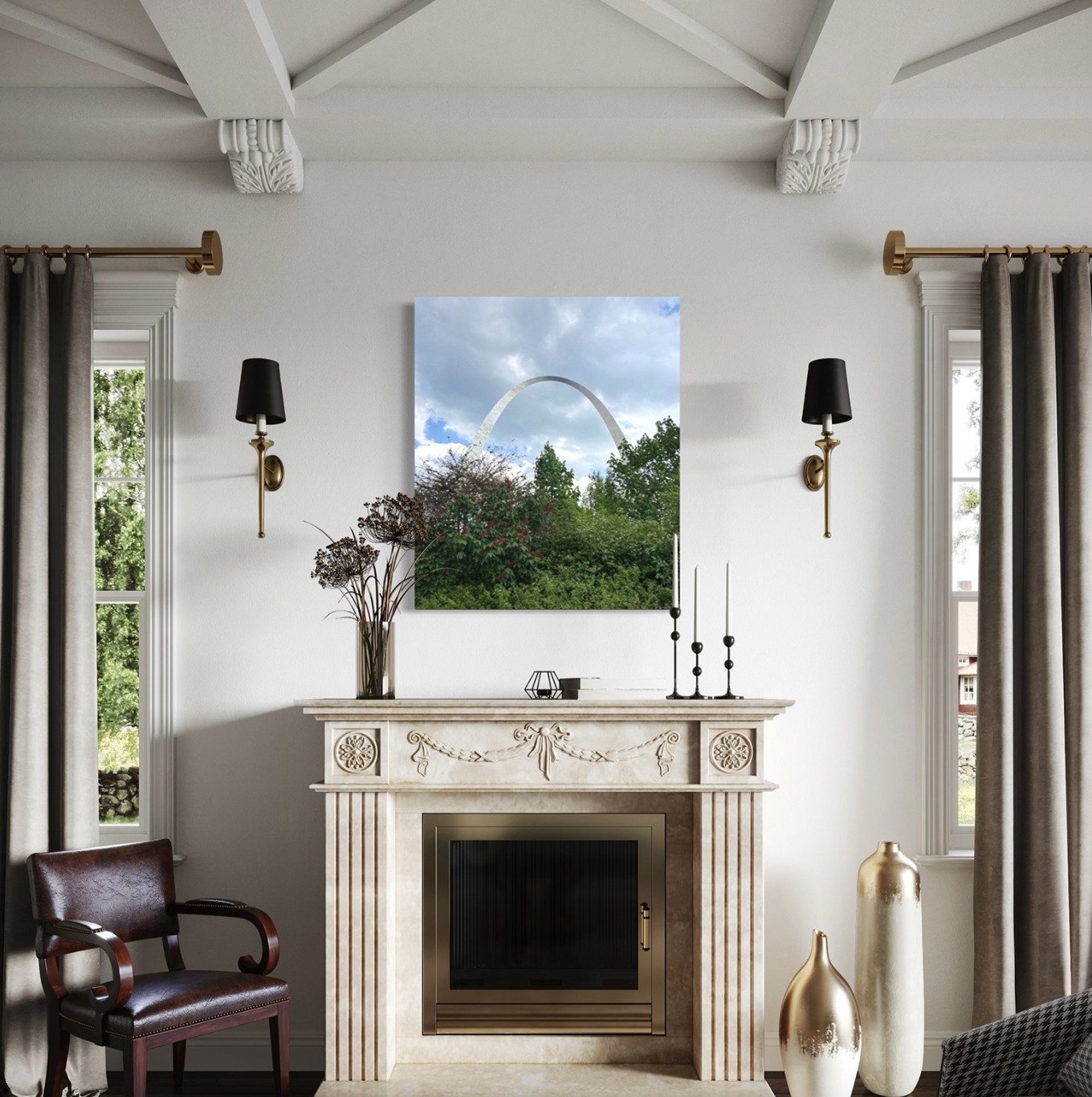 Fine art photography displayed as wall art
