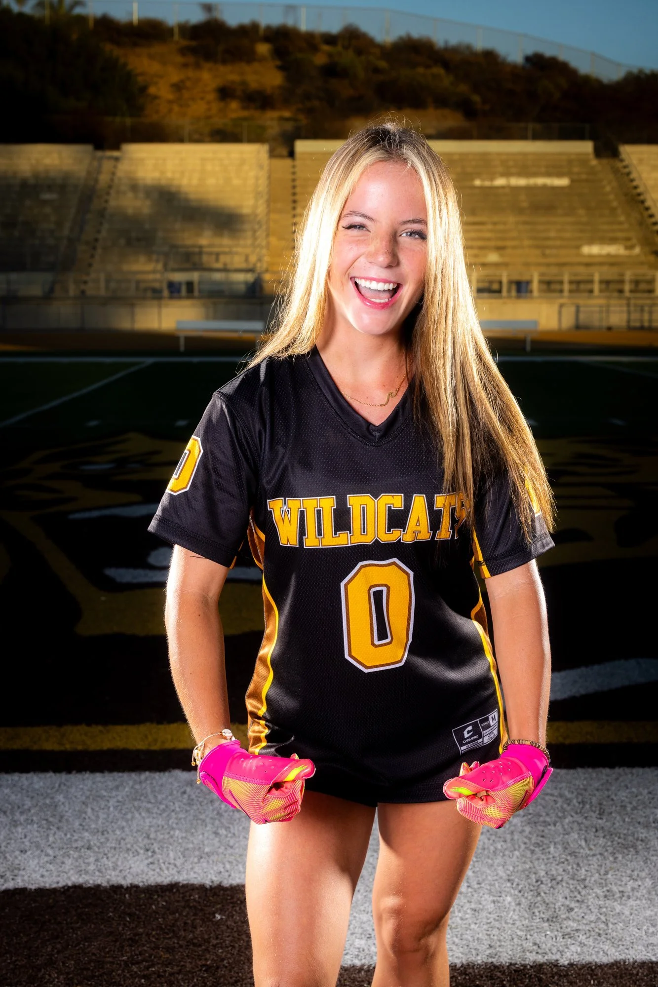El Camino Wildcats flag football athlete portrait