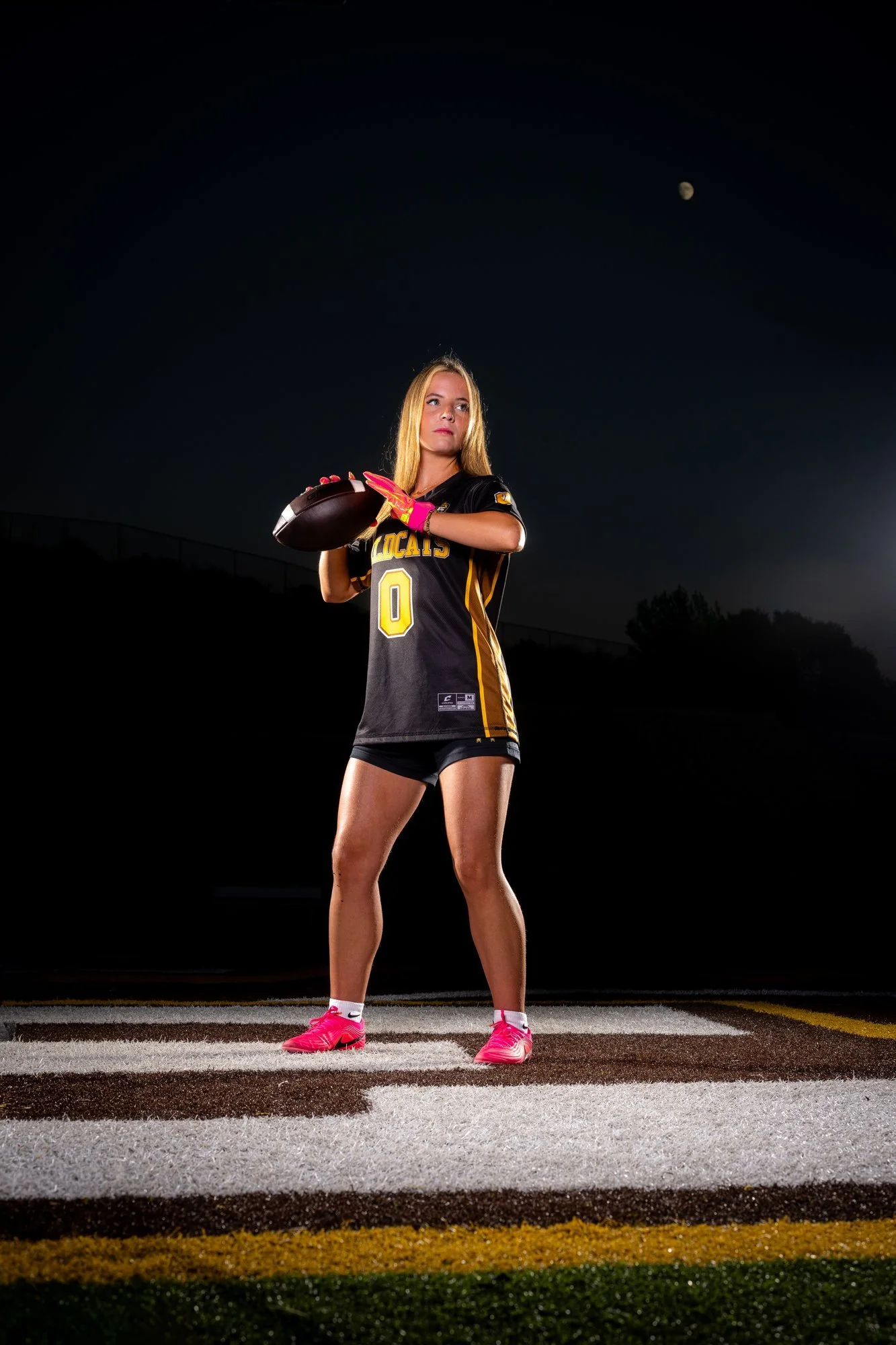 El Camino Wildcats flag football athlete portrait
