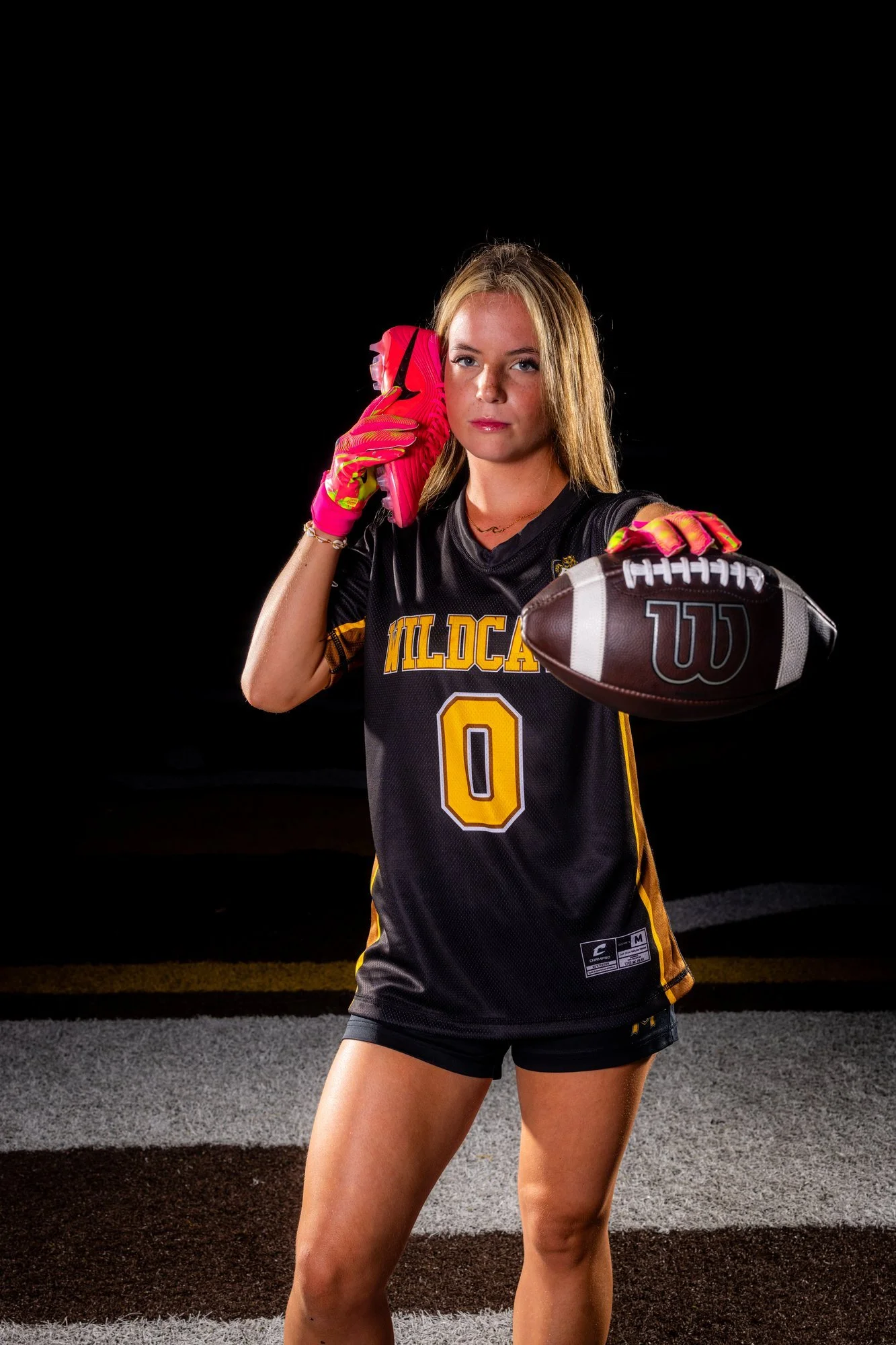 El Camino Wildcats flag football athlete portrait
