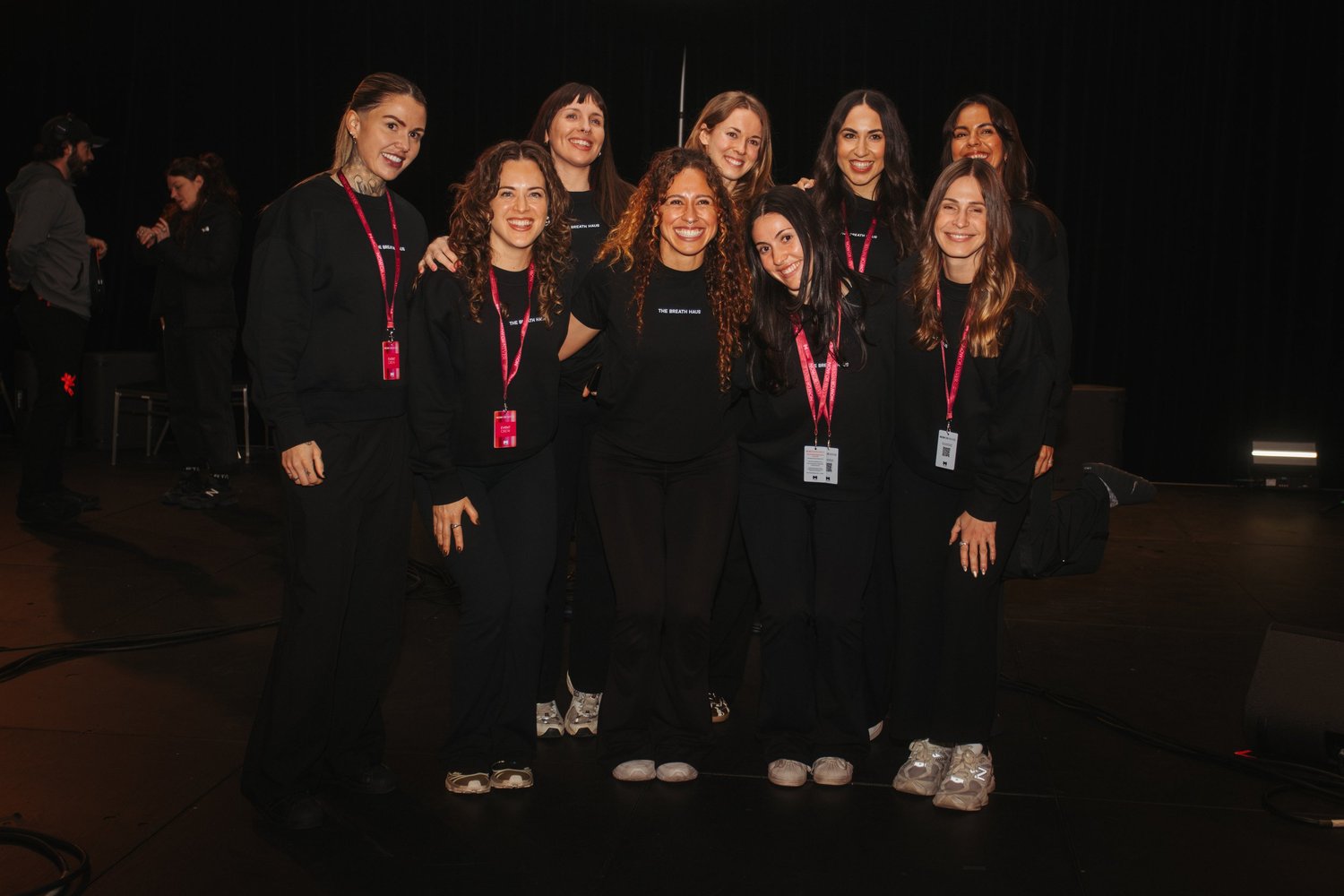 The Breath Haus facilitator team together at the Royal Exhibition Building in Melbourne
