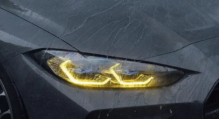 Water beading on ceramic coated surface