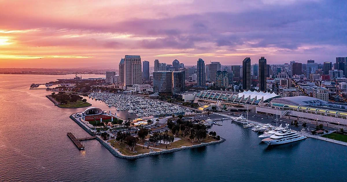 San Diego skyline and waterfront