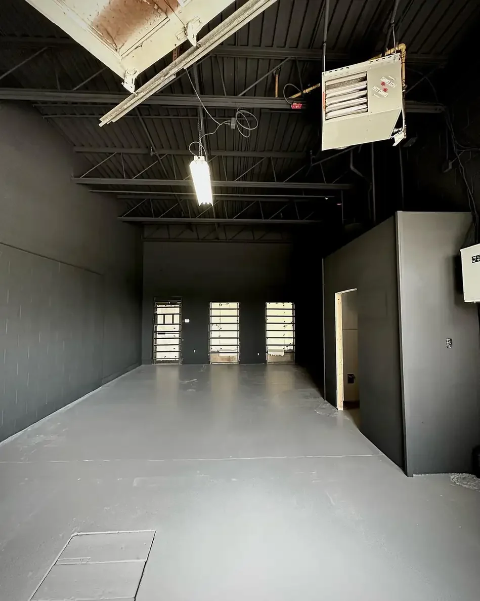Commercial interior after painting