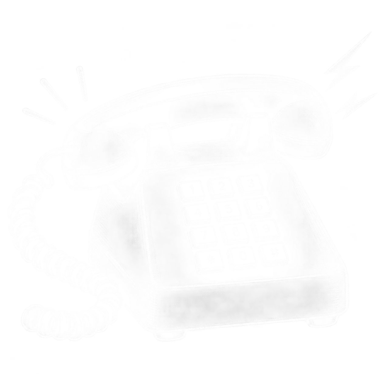 Vintage push button telephone