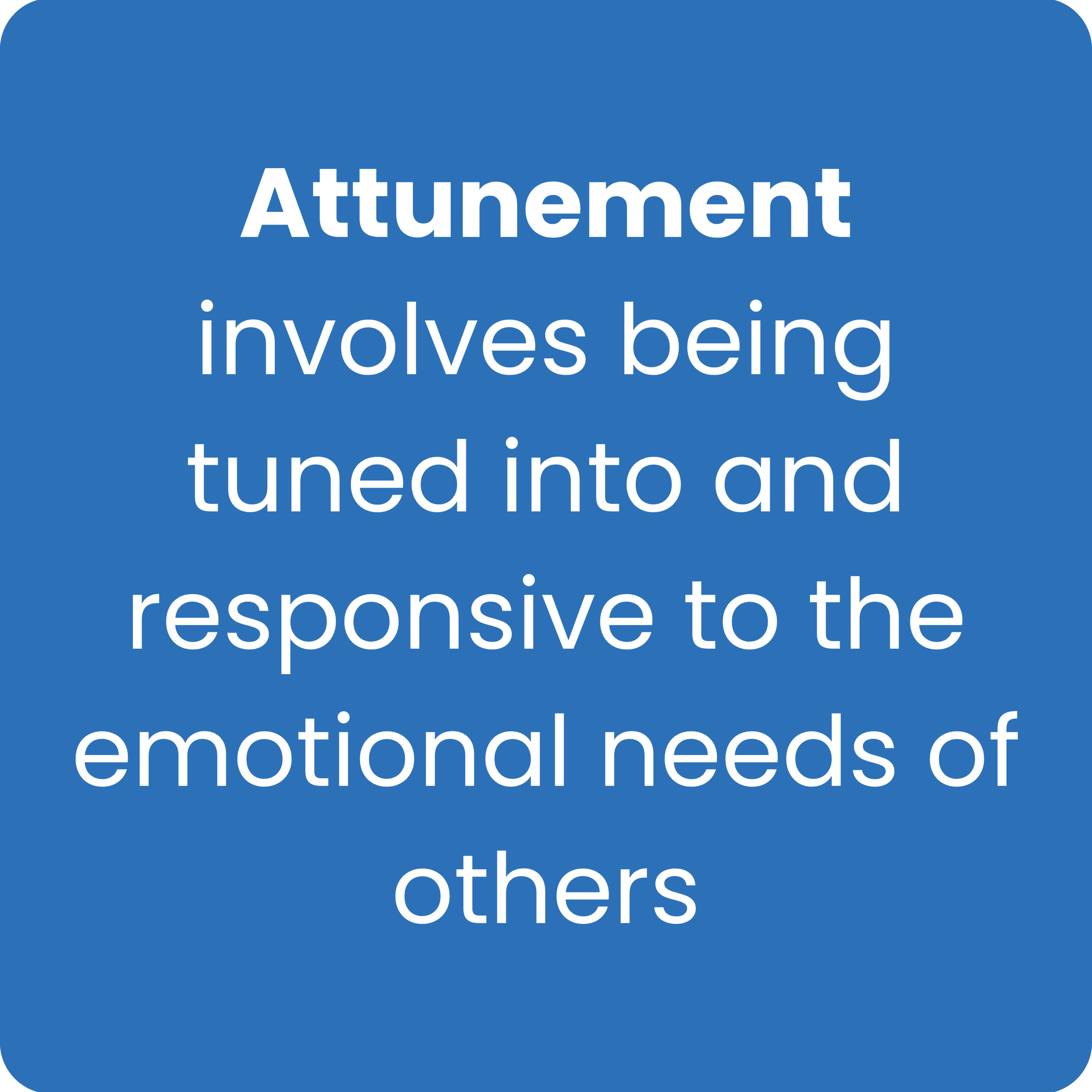 Attunement