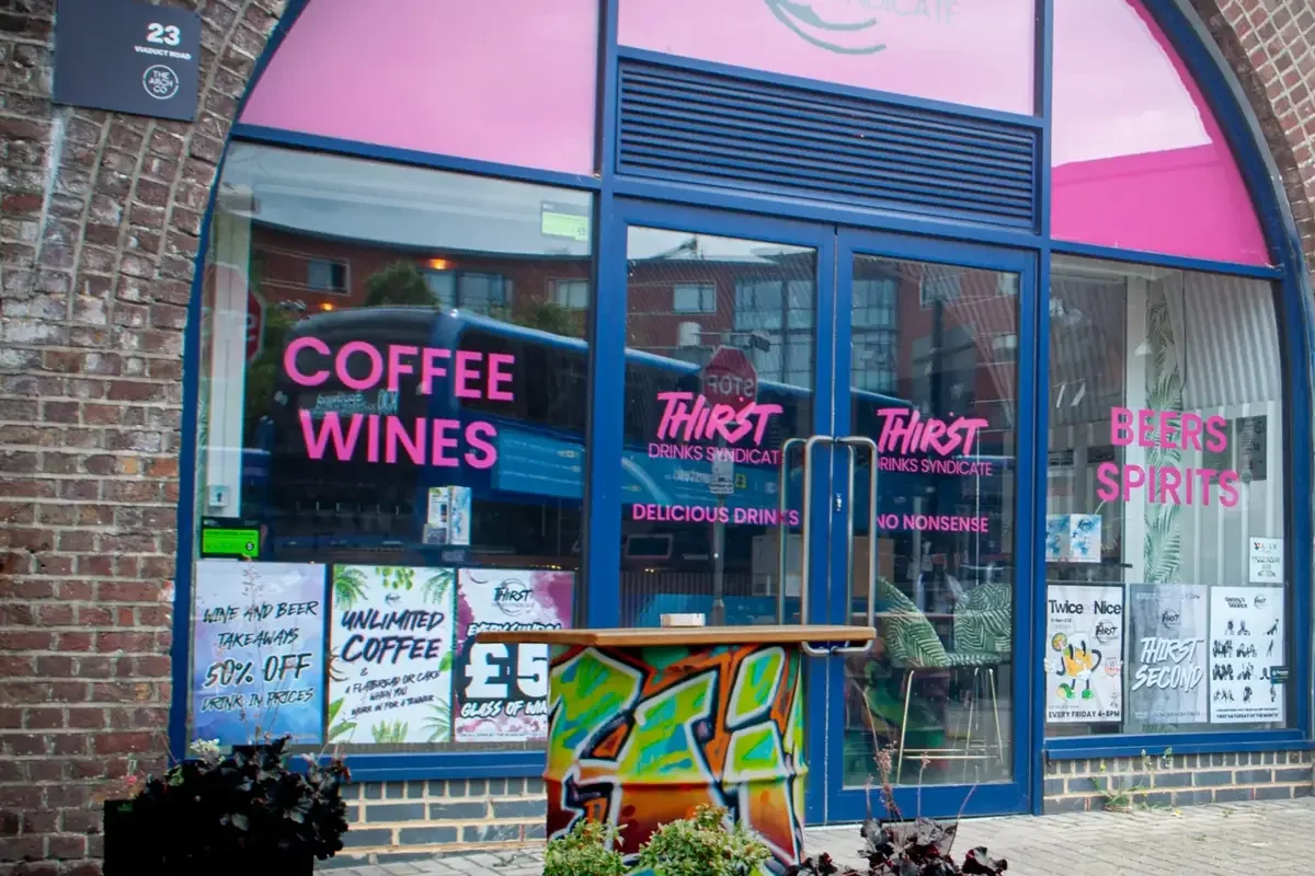 Thirst Drinks Syndicate beneath Chelmsford’s railway arches.
