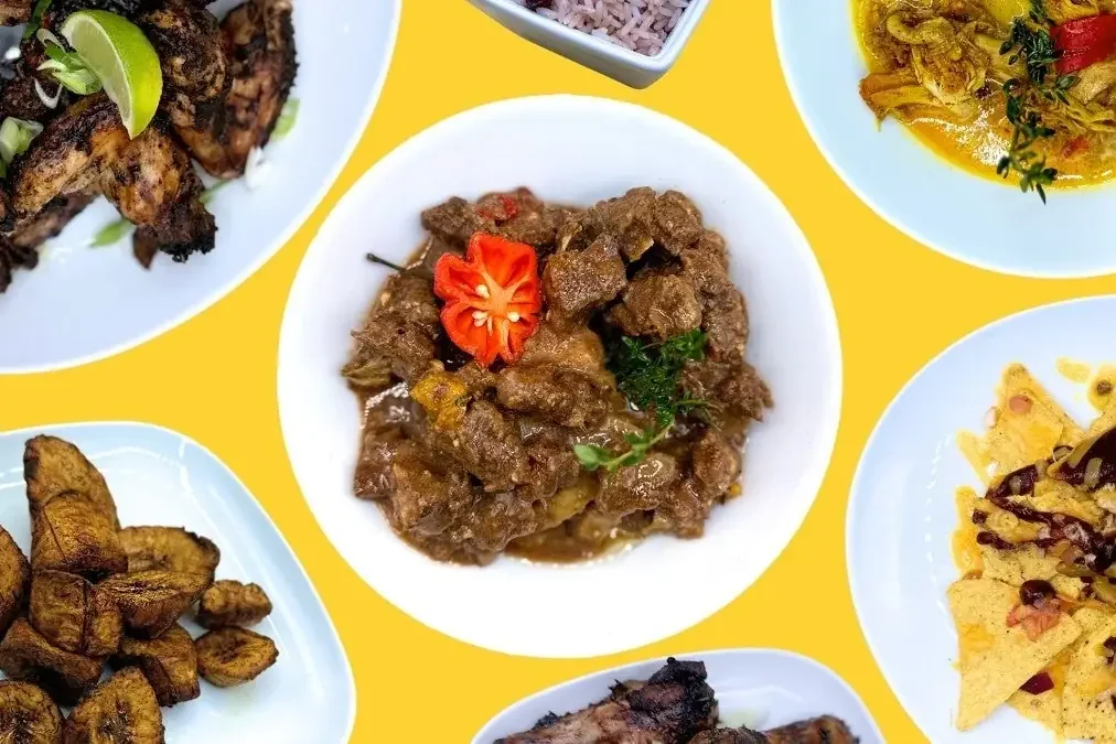 Caribbean dishes from Dub Kitchen.