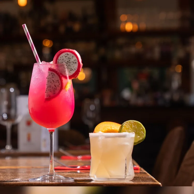 Signature drinks at Pinchos Tapas Restaurant