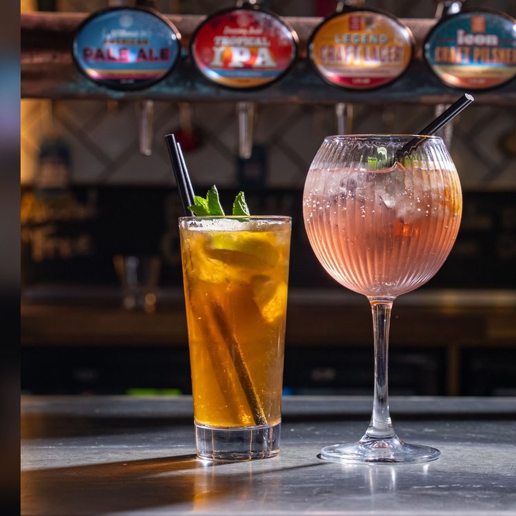 Signature drinks at Brewhouse and Kitchen