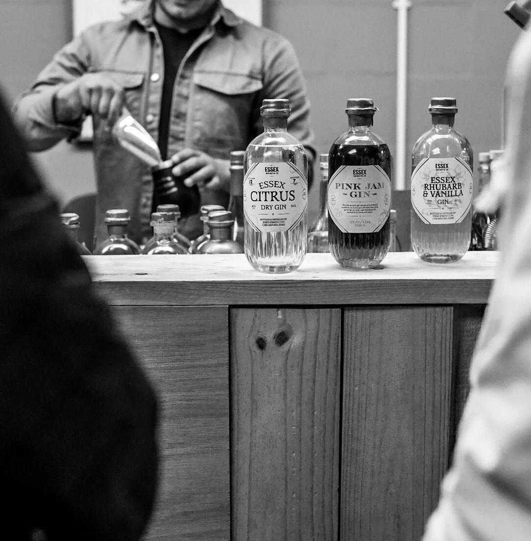 Essex Spirits Co range of gin, rum, vodka and liqueurs