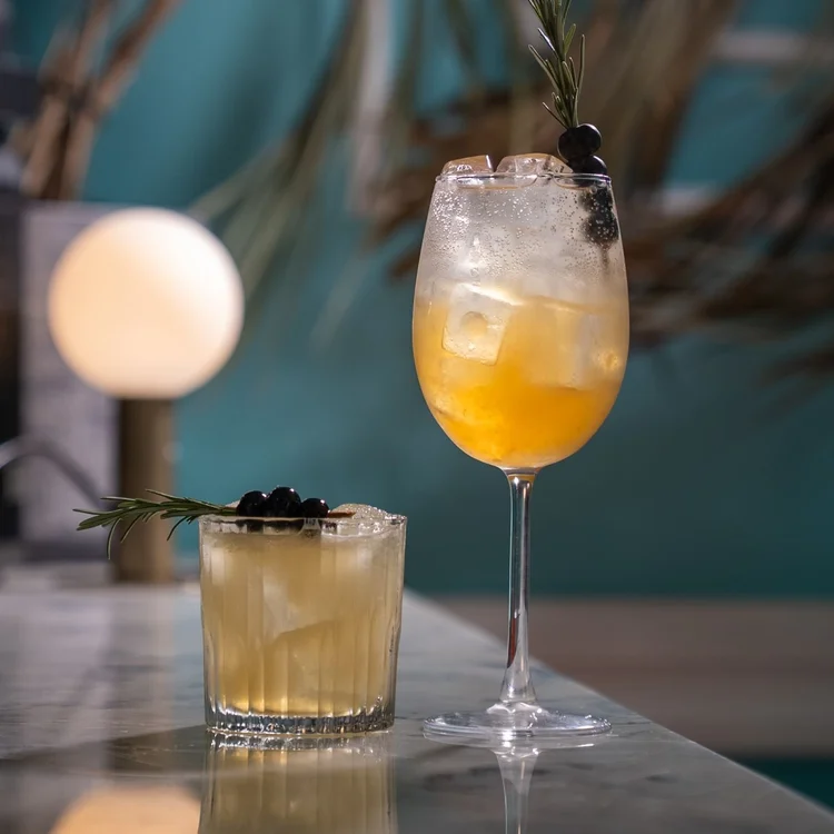 Signature drinks at Queenies