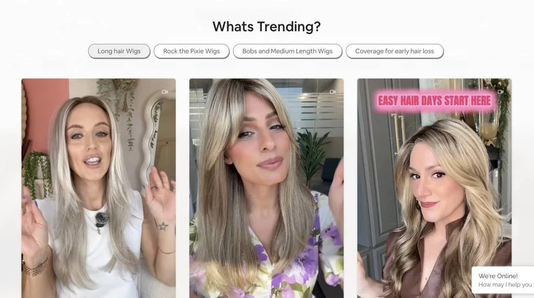 Sauce TV pop-up on wigs.co.za showing trending creator videos by category