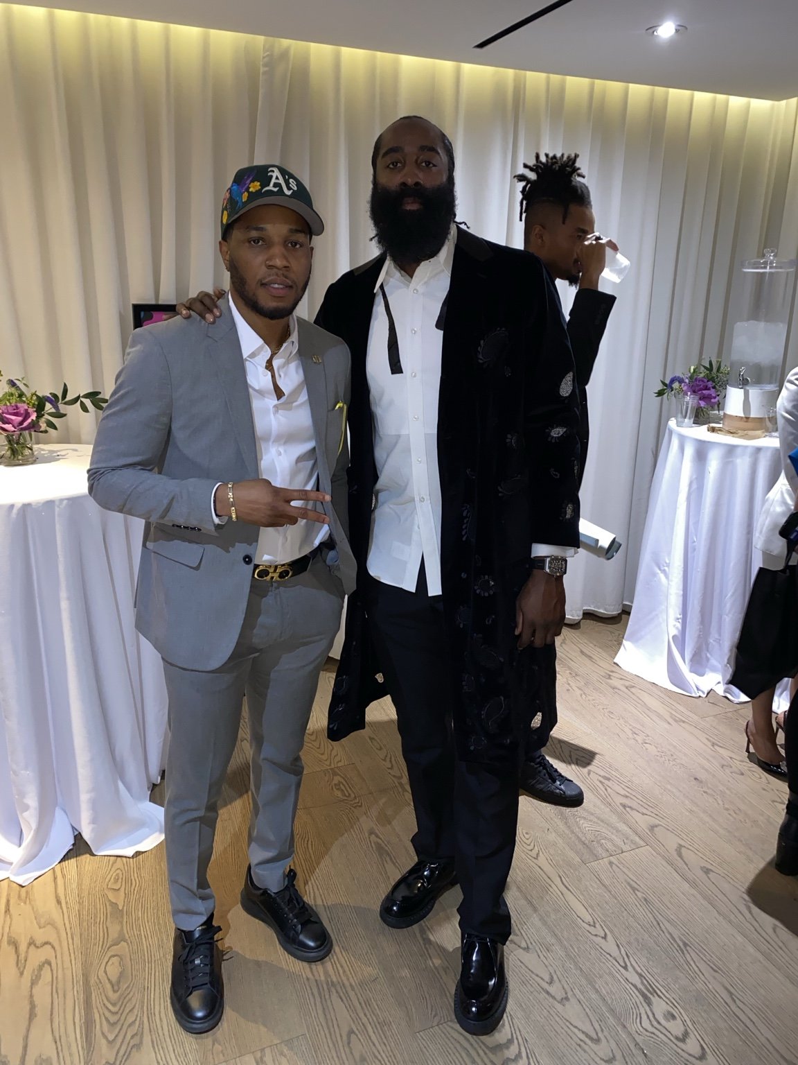 Randy C. Paschal with another guest at a formal gathering