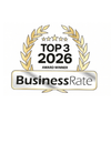 BusinessRate Top 3 2026 award