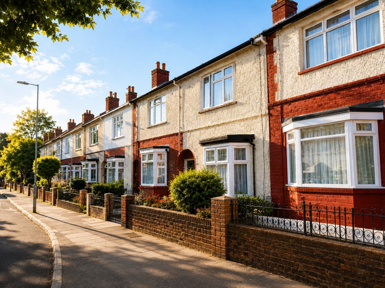 Sandwell landscape showing urban character and historic housing stock