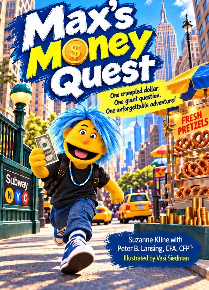 Front cover of Max's Money Quest by Suzanne Kline with Peter B. Lansing, CFA, CFP, illustrated by Vasi Siedman