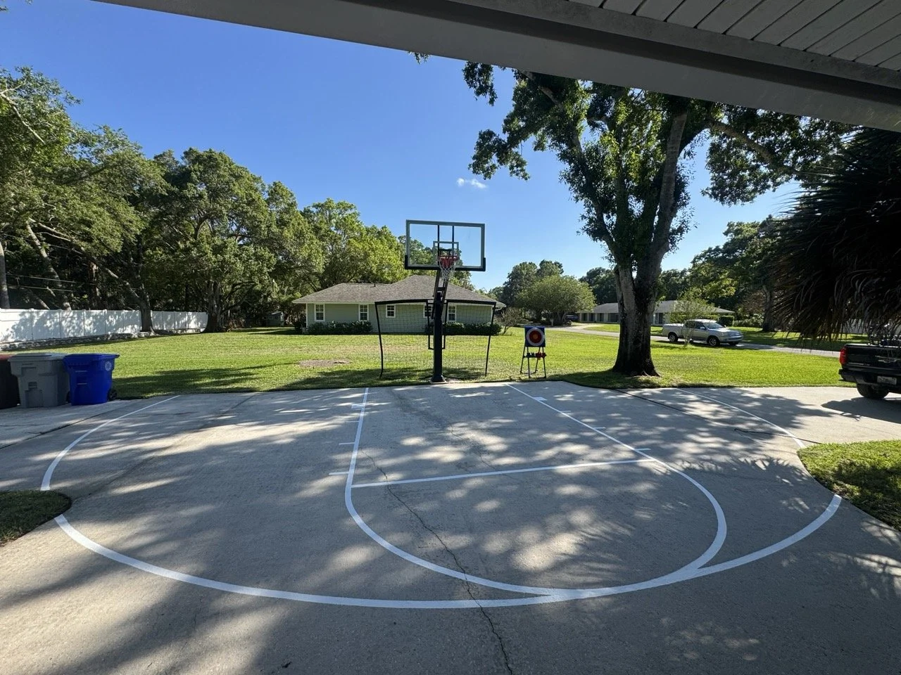 Custom basketball courts