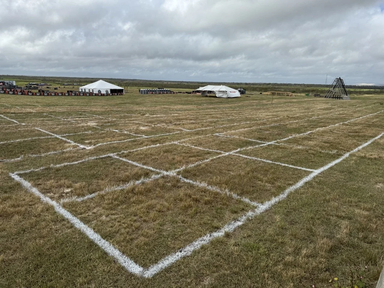 Temporary parking spaces