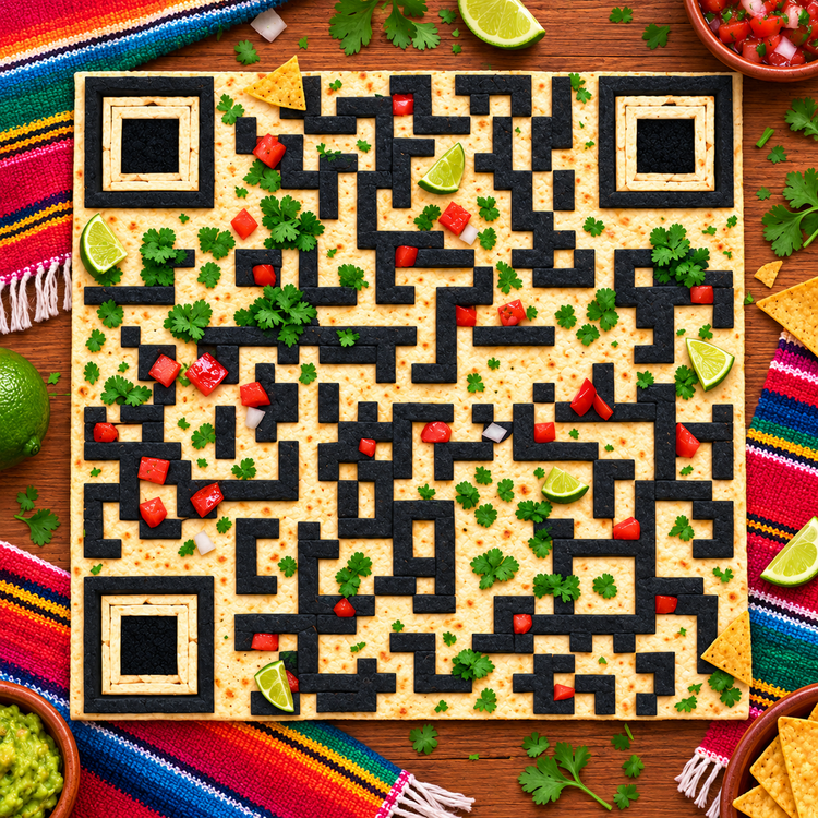 Mexican Kitchen QR artwork