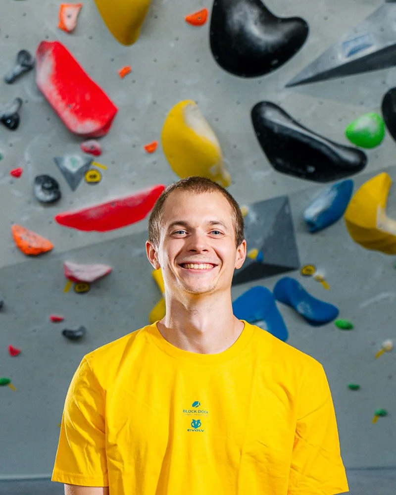 Filip hlavný routesetter BLOCK DOCK