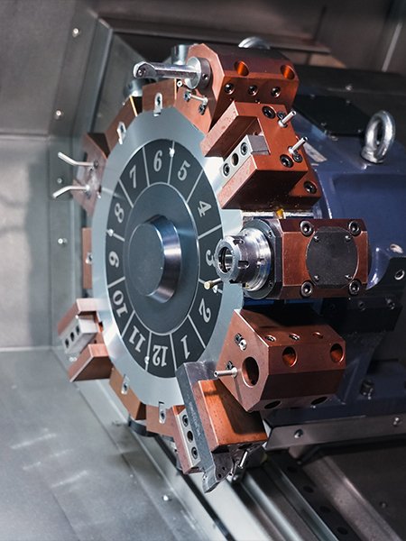 STSCNC-lathe-power turret