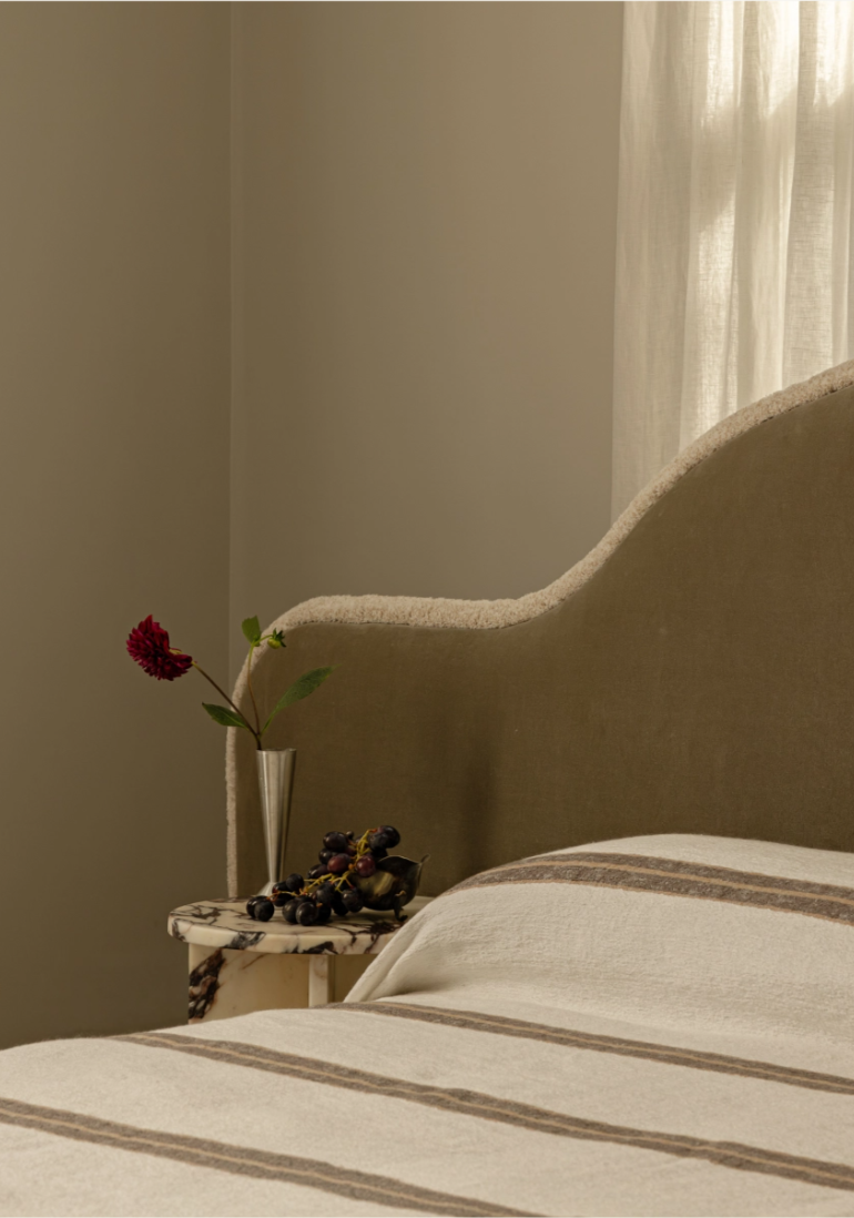 Paloma bedhead by Bone Made and BEDSaHEAD