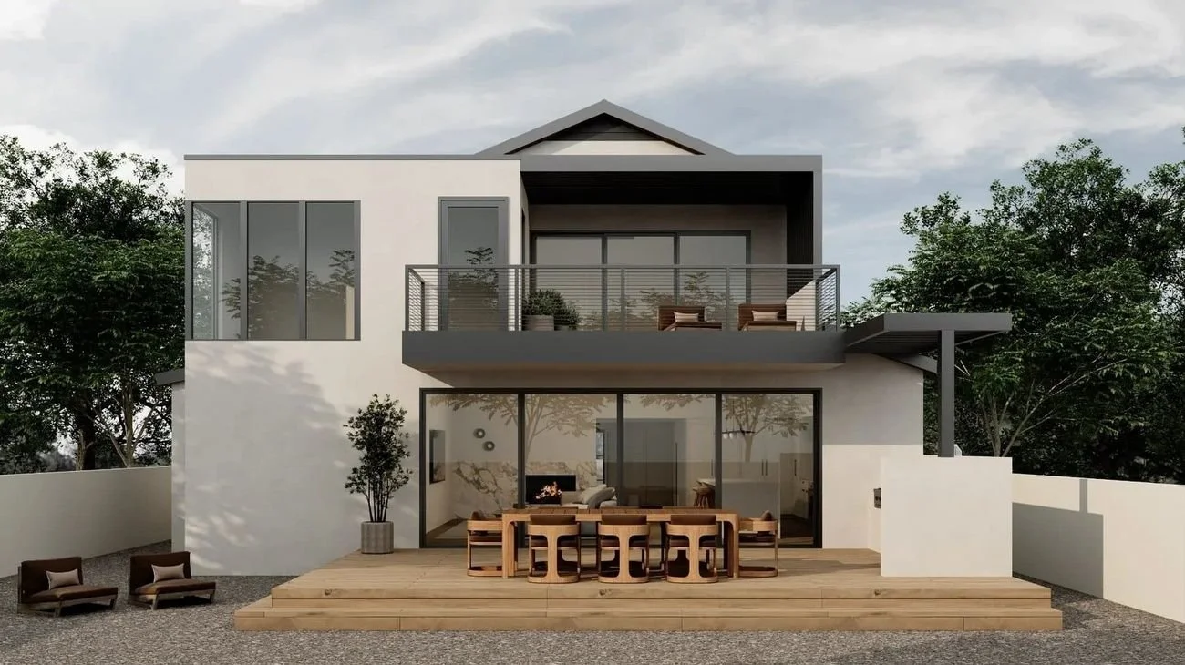 Santa Monica second story addition with complete interior and exterior design by Overland Remodeling and Builders
