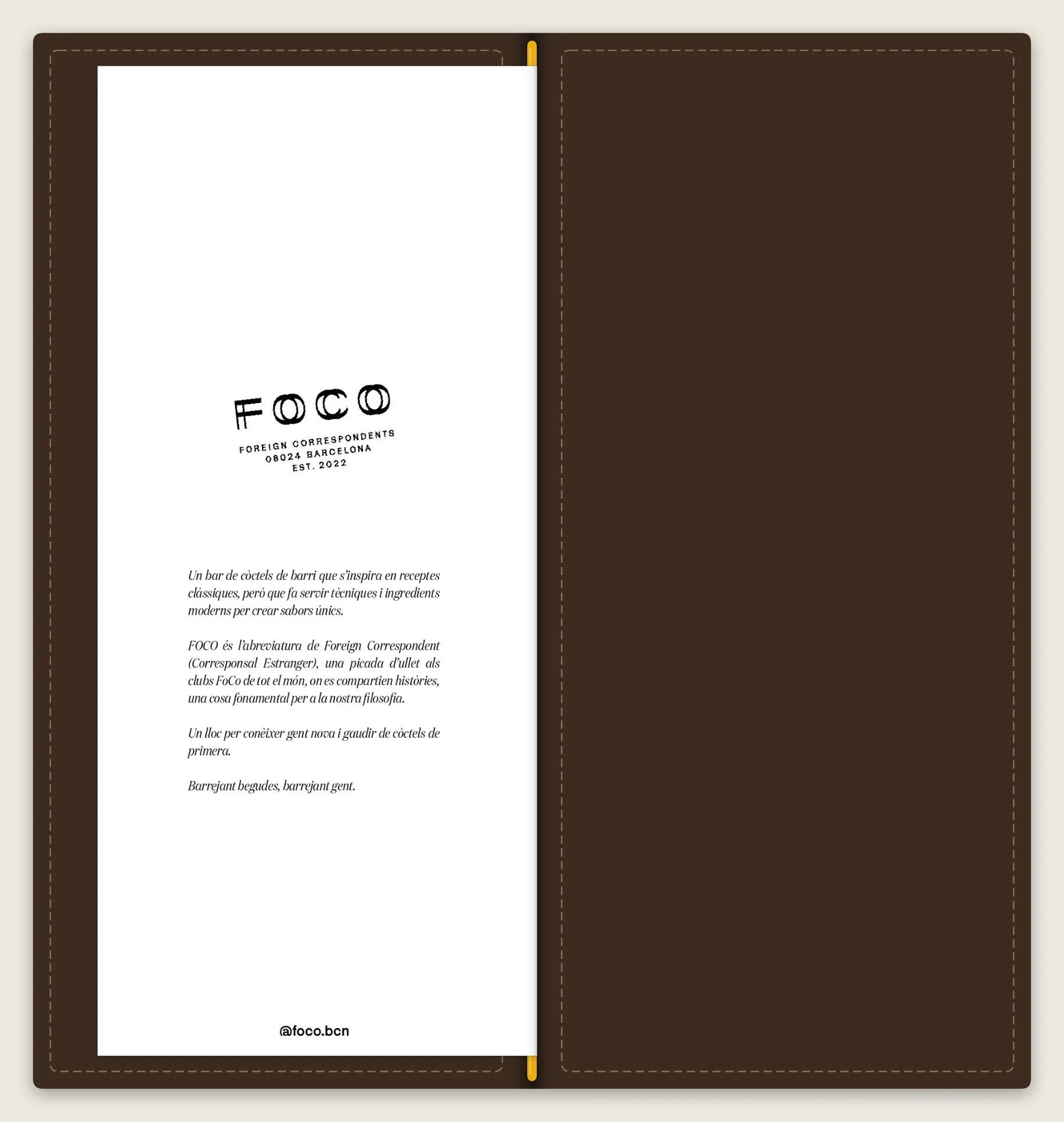 La carta de FOCO, abierta por la página 7 de 7.