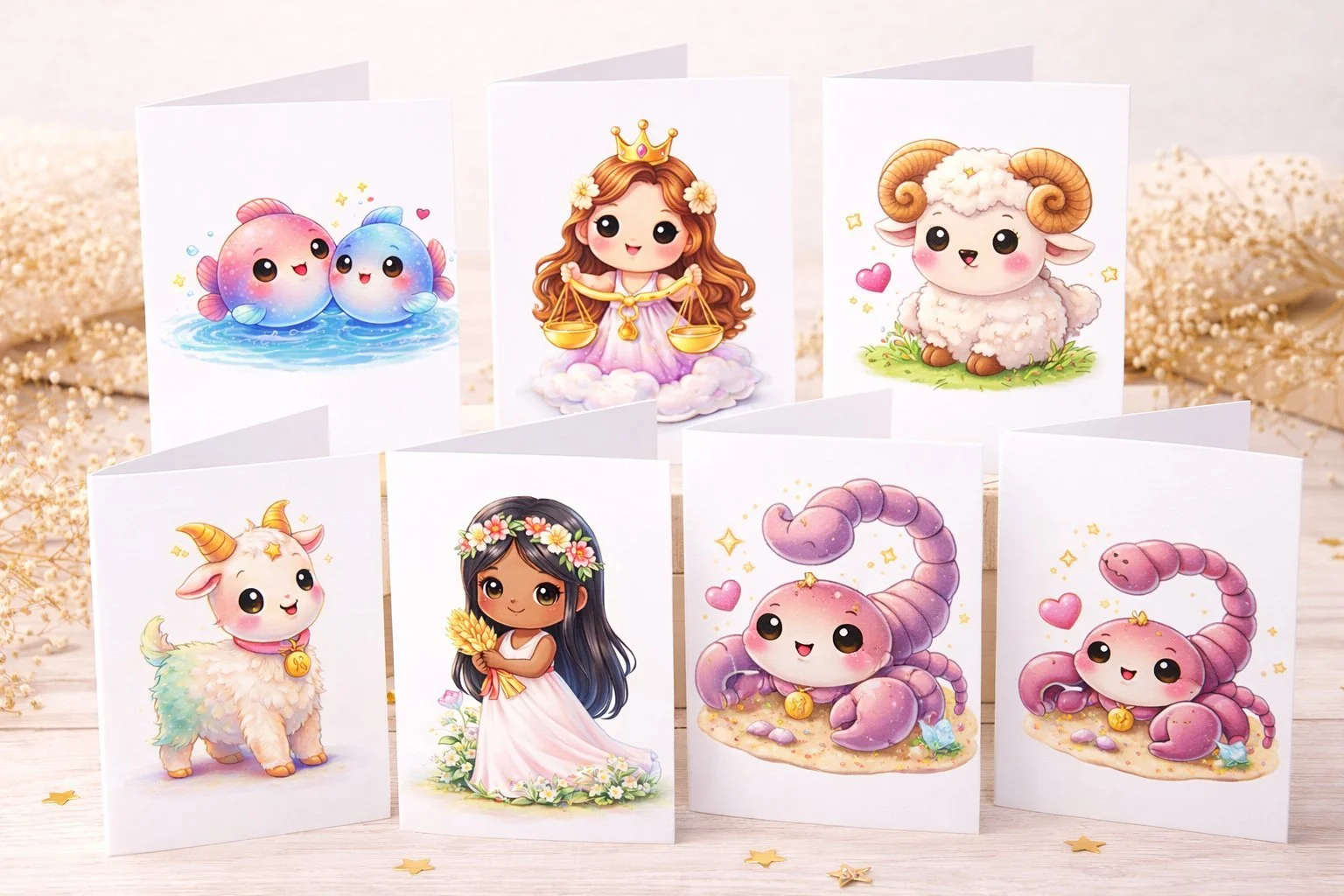 Zodiac Greeting Cards