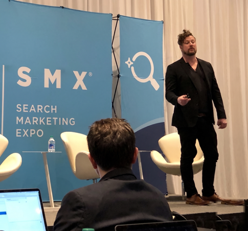 Jay Stampfl, Founder & CEO of Blackbird PPC, speaking at SMX Search Marketing Expo